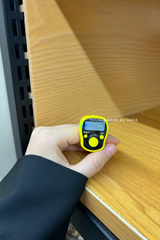 Yellow Day & Night Electronic Tasbih - LED Light Digital Counter