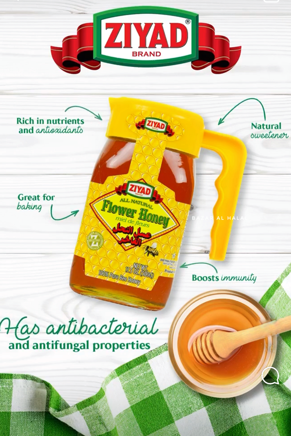 Ziyad Flower Honey - 100% Pure Bee Asal 500gr
