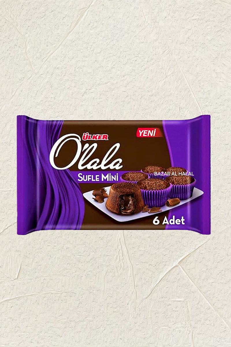 Ulker Olala Delicious 6Pc Mini Chocolate Soufflé Cakes