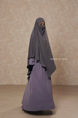 Salam 2 Abaya & Mubarak Khimar Two Piece Set - Nida