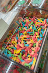 Halal Sour Neon Gummy Worms