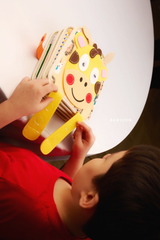 Montessori Educational Giraffe Activity Busy Book