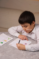 2 Pcs English Copybook Set For Tracing & Practicing Alphabet & Words - 4pcs Erasable Pens Included