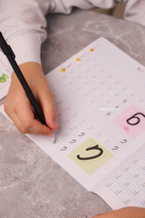 2 Pcs English Copybook Set For Tracing & Practicing Alphabet & Words - 4pcs Erasable Pens Included