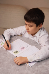 2 Pcs English Copybook Set For Tracing & Practicing Alphabet & Words - 4pcs Erasable Pens Included