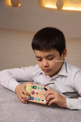 Montessori Dino Busy Board, Sensory Activity Toy With Lights Switches - Smart Kids