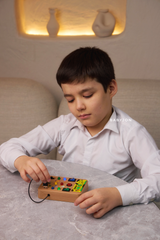 Montessori Dino Busy Board, Sensory Activity Toy With Lights Switches - Smart Kids