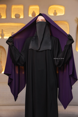 Purple Extra Large Scarf & Hijab - Rectangle Shape - Style & More