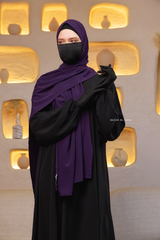 Purple Extra Large Scarf & Hijab - Rectangle Shape - Style & More