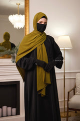 Olive Extra Large Scarf & Hijab - Rectangle Shape - Style & More