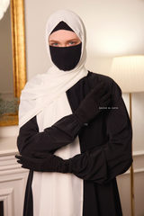 Ivory Extra Large Scarf & Hijab - Rectangle Shape - Style & More