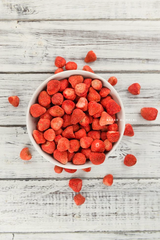 Organic Freeze Dried Whole Strawberries - Unsweetened
