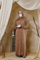 Aylin Dark Beige Prayer / Salah Dress - Super Breathable In 100% Cotton