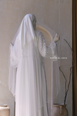 Minimalistic Beautiful Wedding Bridal Tulle Veil