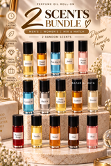 4 Pack / 2 Pack Bundle Deal Premium Pure Fragrance Oil - Natural Attar Musk Oil