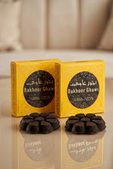 Two Pack Nabeel Bakhoor Ghawi Incense Oud - 2x40g