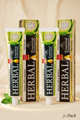 2-Pack Halal Toothpaste Herbal – Whitening & Tartar Protection, Fluoride-Free, Organic Ingredients