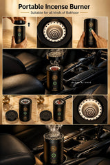 Electric Bakhoor Burner for Home & Car – Oud Incense Burner, Portable Bukhoor Device for Bakhoor & Oud