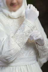 Rehan Elegent Embroidered Bridal Wedding Dress In Chiffon & Silk - For Walima & Wedding & Nikkah