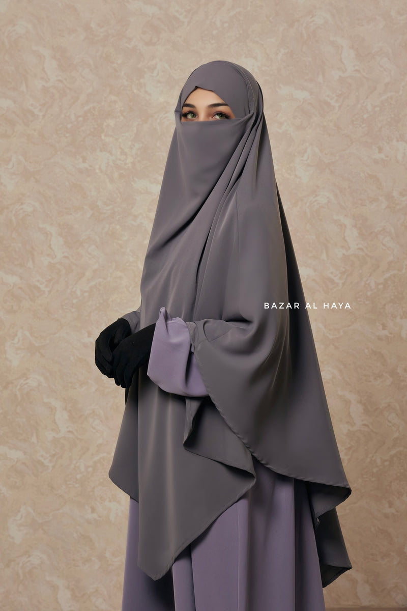 Salam 2 Abaya & Mubarak Khimar Two Piece Set - Nida