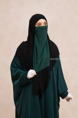 Emerald Single Half Niqab - Super Breathable Veil