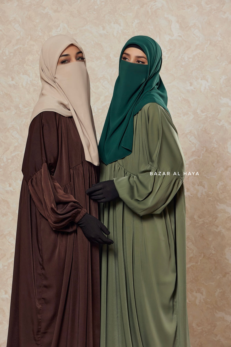 Muna 2 Loose Fit Summer Abaya Dress - Sheen Kharir