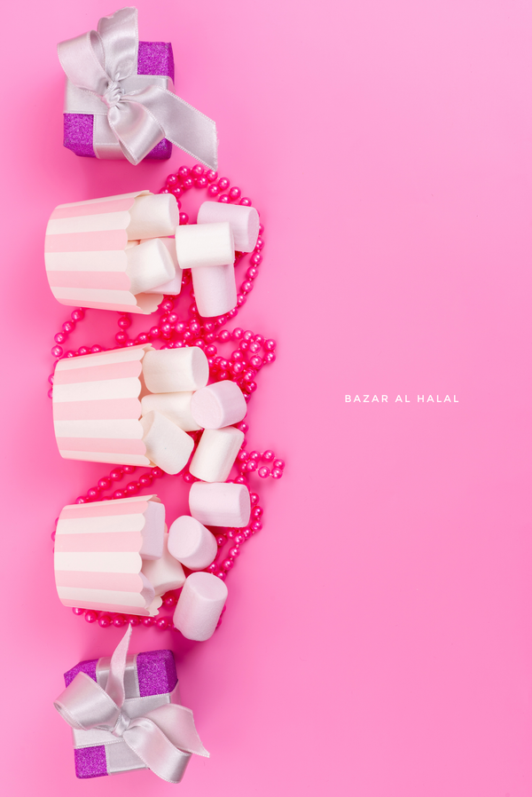 Halal Marshmallow: Bebeto Pink & White - Whole Bag