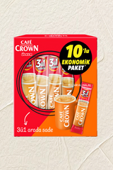Ulker Cafe Crown 3in1 Instant Coffee 10 Pack - Original