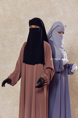 Two Layer Niqab - Premium Wool Chiffon - Medium