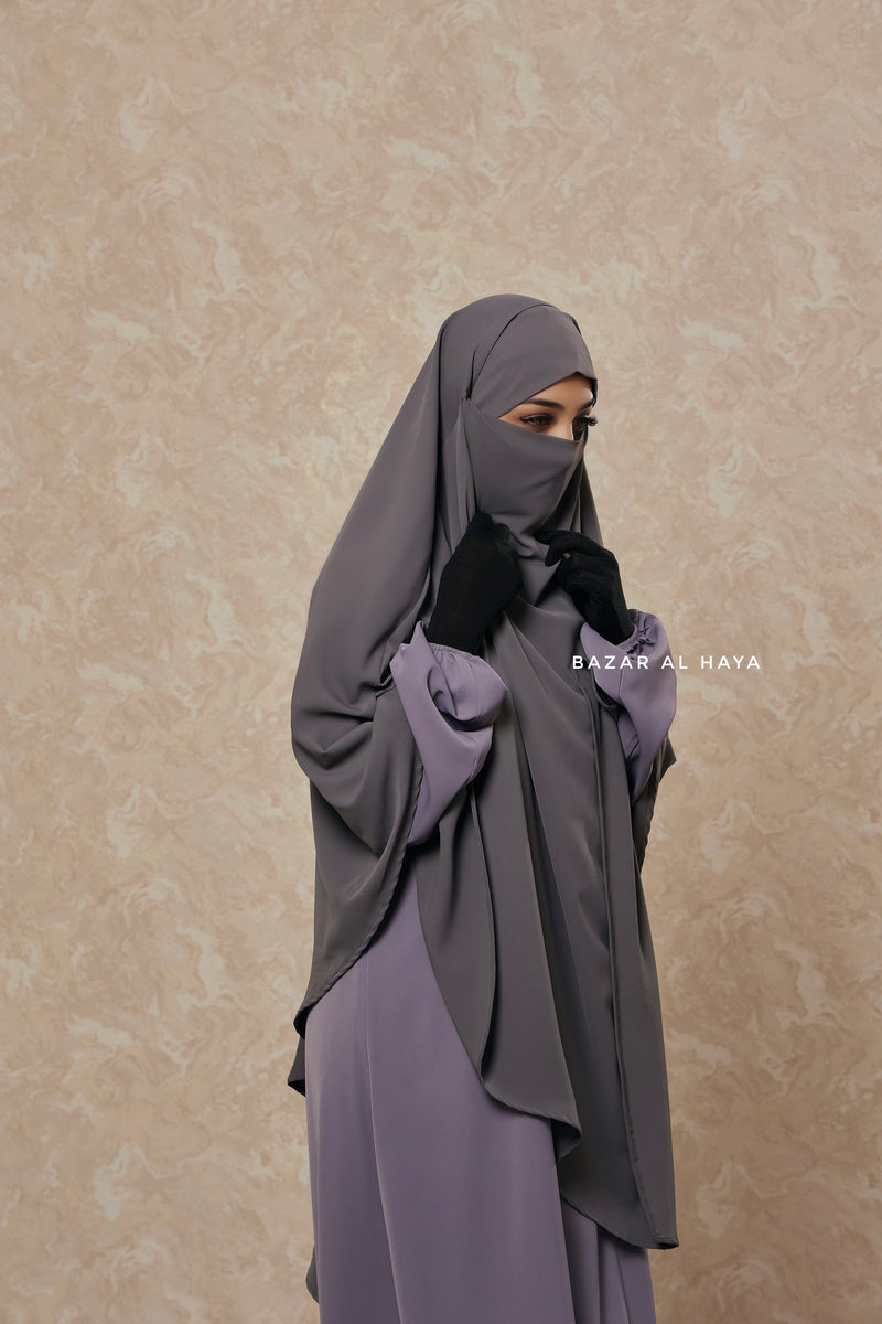 Salam 2 Abaya & Mubarak Khimar Two Piece Set - Nida