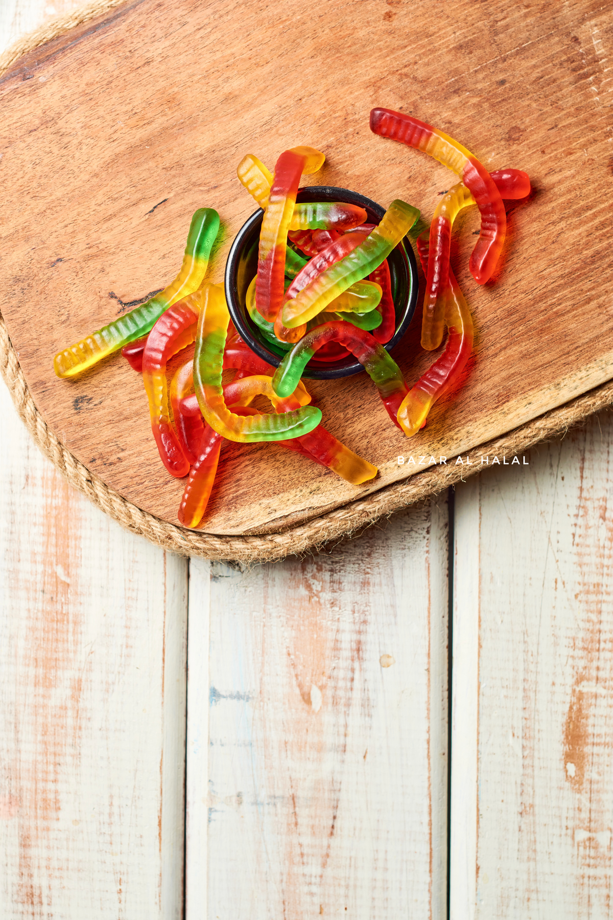 Halal Gummy Worms - Two Toned – Bazar Al Haya