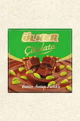 Ulker Milk Chocolate Square Bar - Pistachios