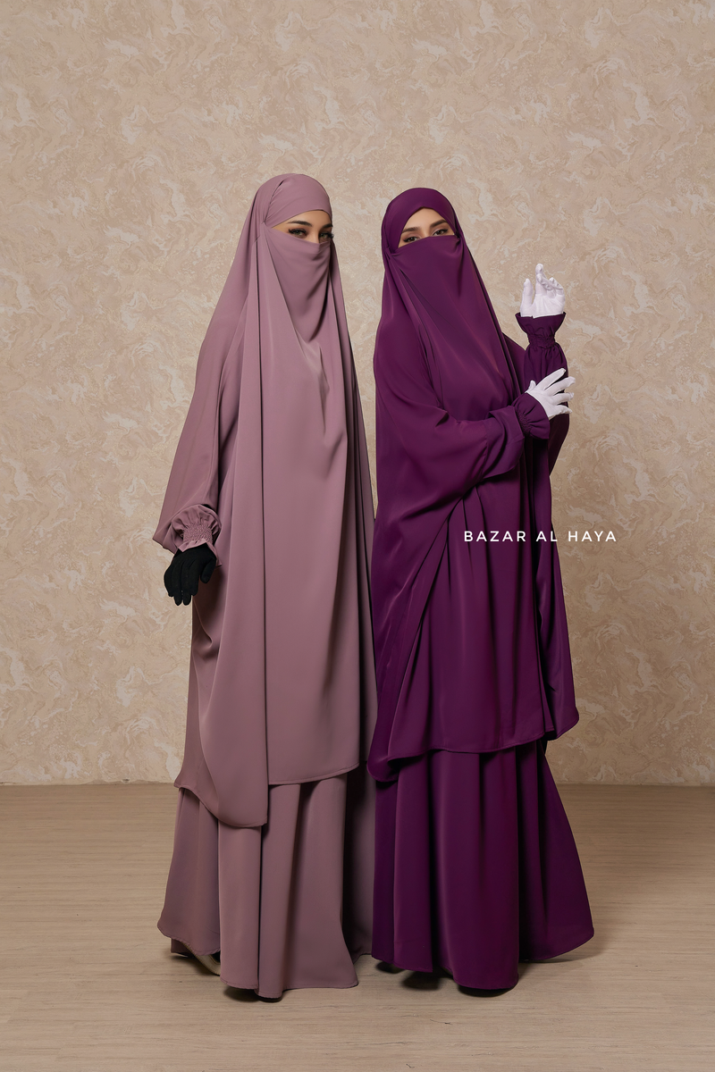 Hoor - Two Piece Jilbab With Skirt- Long & Loose