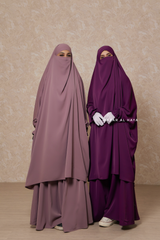 Hoor - Two Piece Jilbab With Skirt- Long & Loose