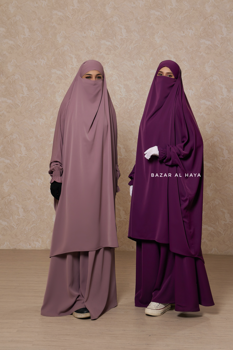 Hoor - Two Piece Jilbab With Skirt- Long & Loose
