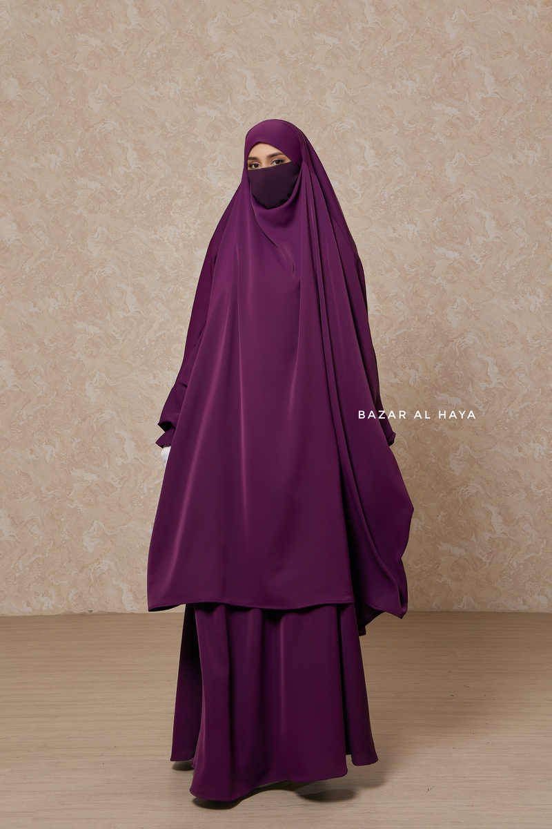 Hoor - Two Piece Jilbab With Skirt- Long & Loose