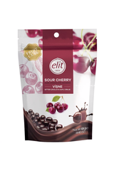 Elit Dark Chocolate Covered Sour Cherry Drage - Bag