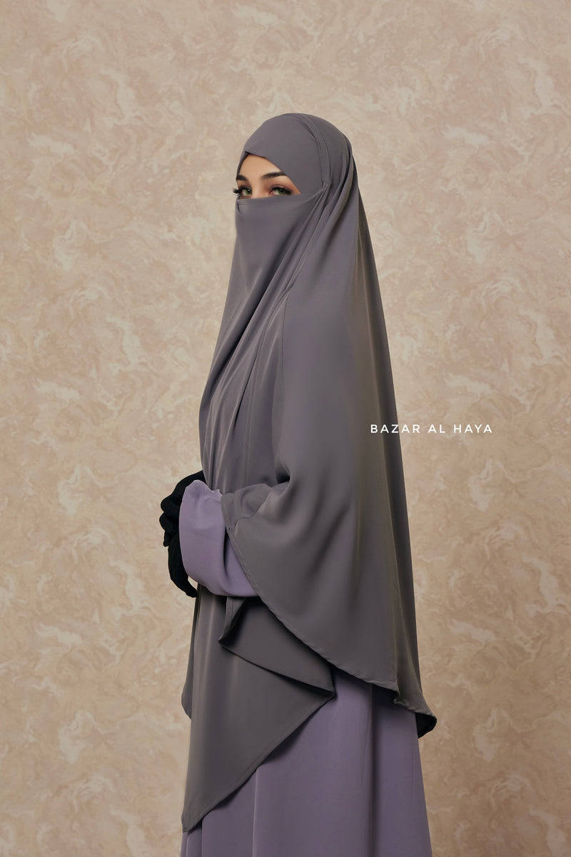 Salam 2 Abaya & Mubarak Khimar Two Piece Set - Nida