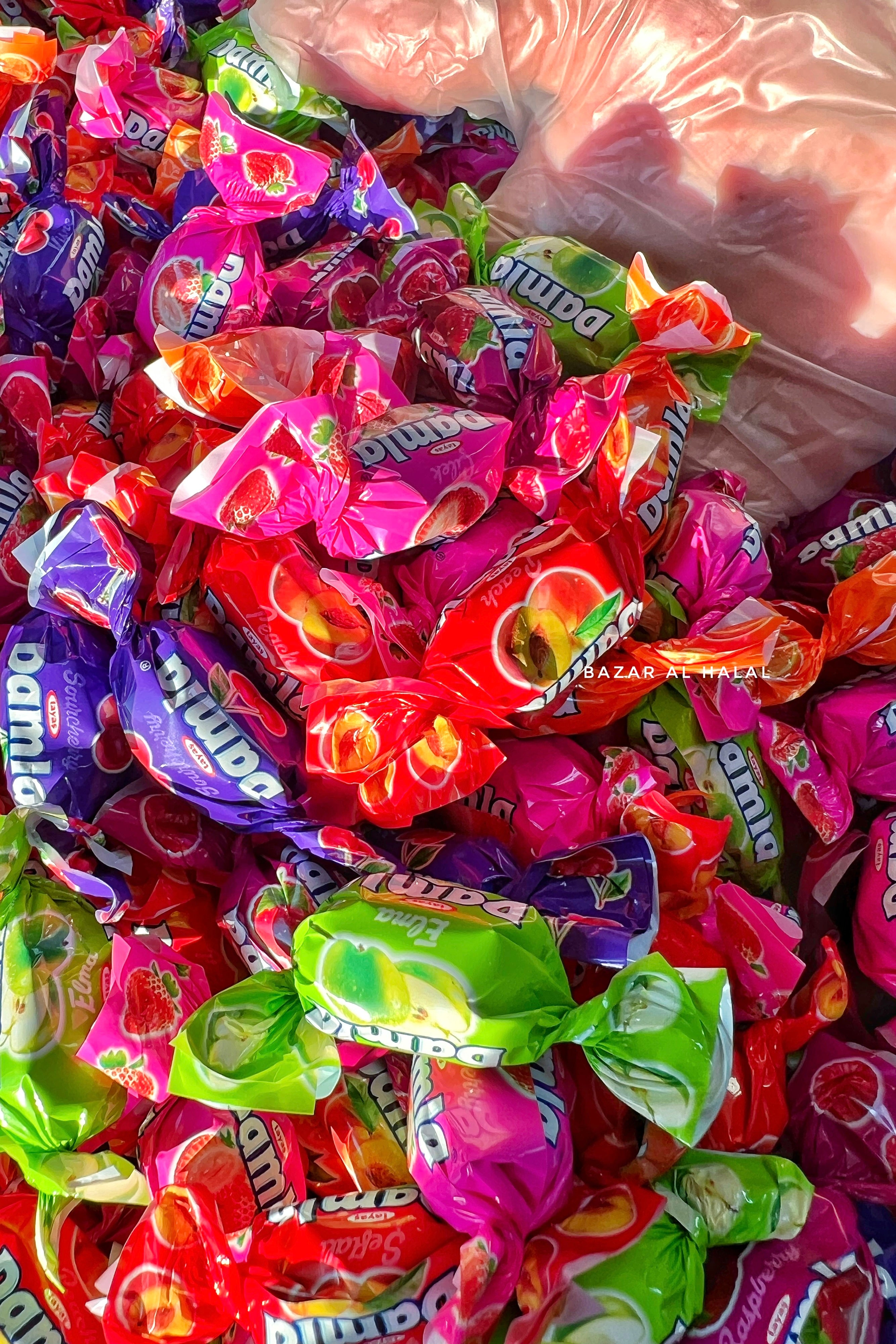 Halal Damla Soft Candy Fruit Flavor Assortments Bazar Al Haya