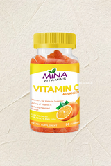 Halal Mina Vitamin C Gummy - Vegetarian, Non-GMO, Gluten Free 90ct