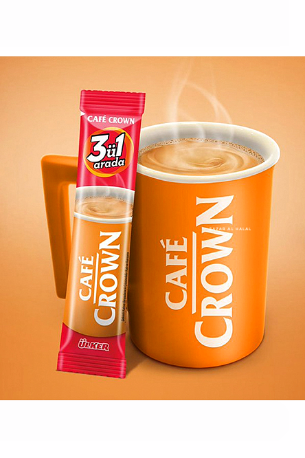 Ulker Cafe Crown 3in1 Instant Coffee 10 Pack - Original