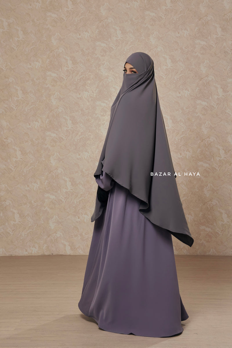 Salam 2 Abaya & Mubarak Khimar Two Piece Set - Nida