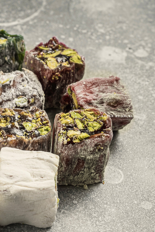 Halal Turkish Delight - Delicious Date Malban With Pistachios