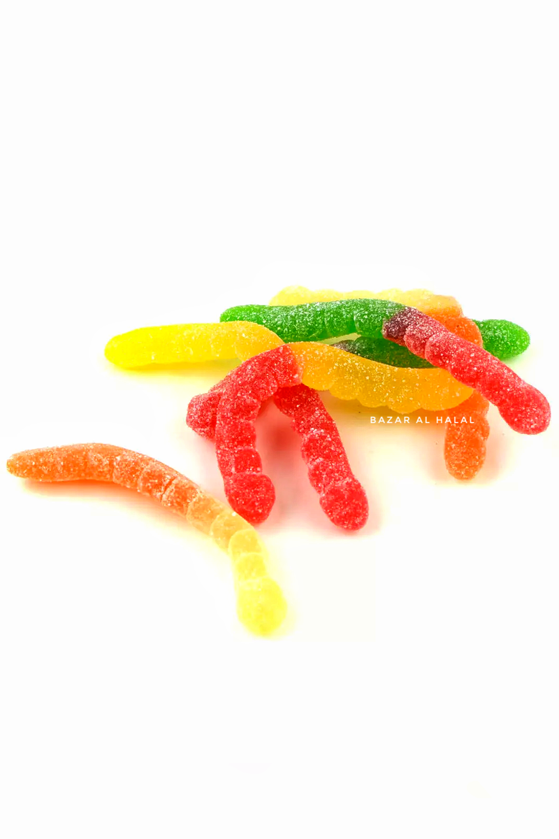Halal Sour Gummy Worms