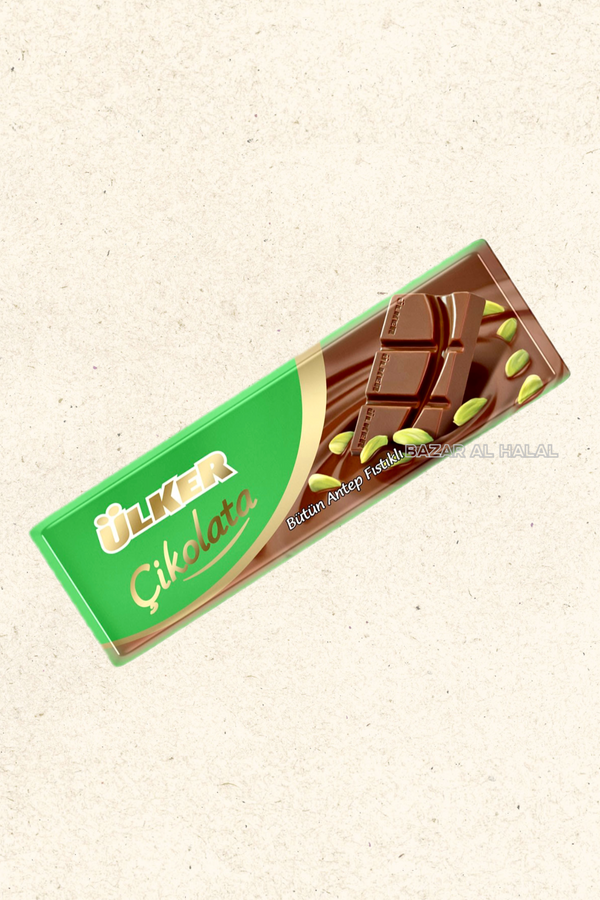 Ulker Milk Chocolate Bar - Pistachios