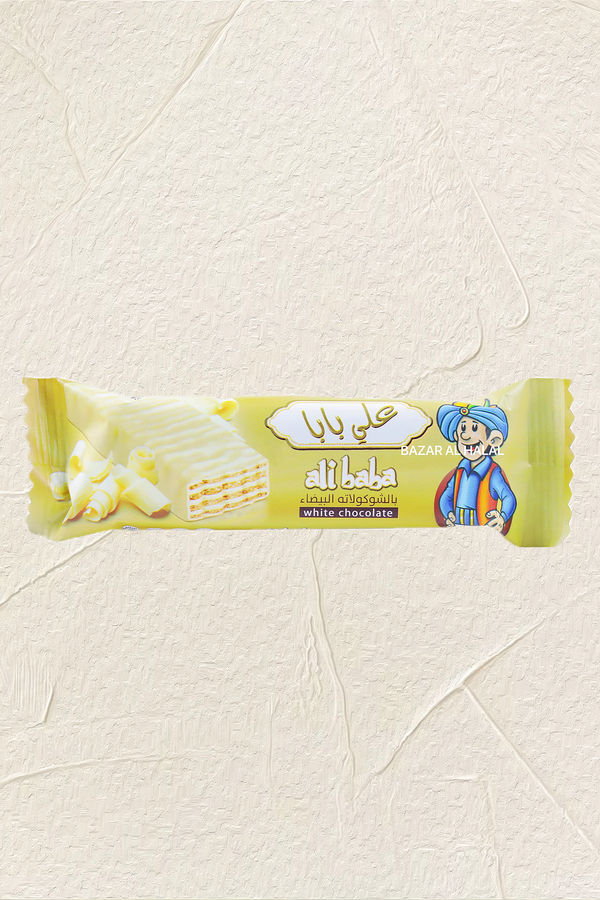 Alibaba White Chocolate Wafer Bar - Taste of Palestine