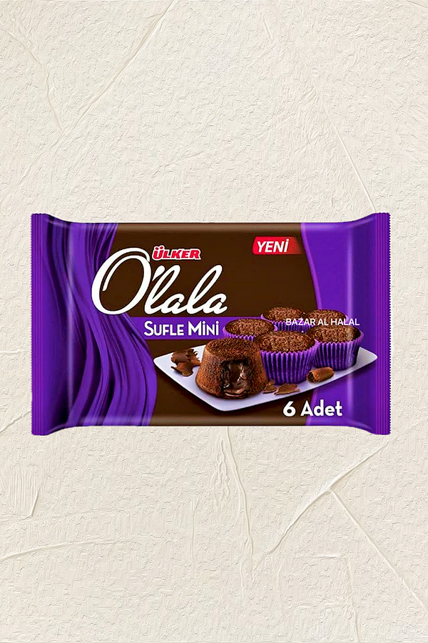 2 Pack Ulker Olala Delicious 6Pc Mini Chocolate Soufflé Cakes
