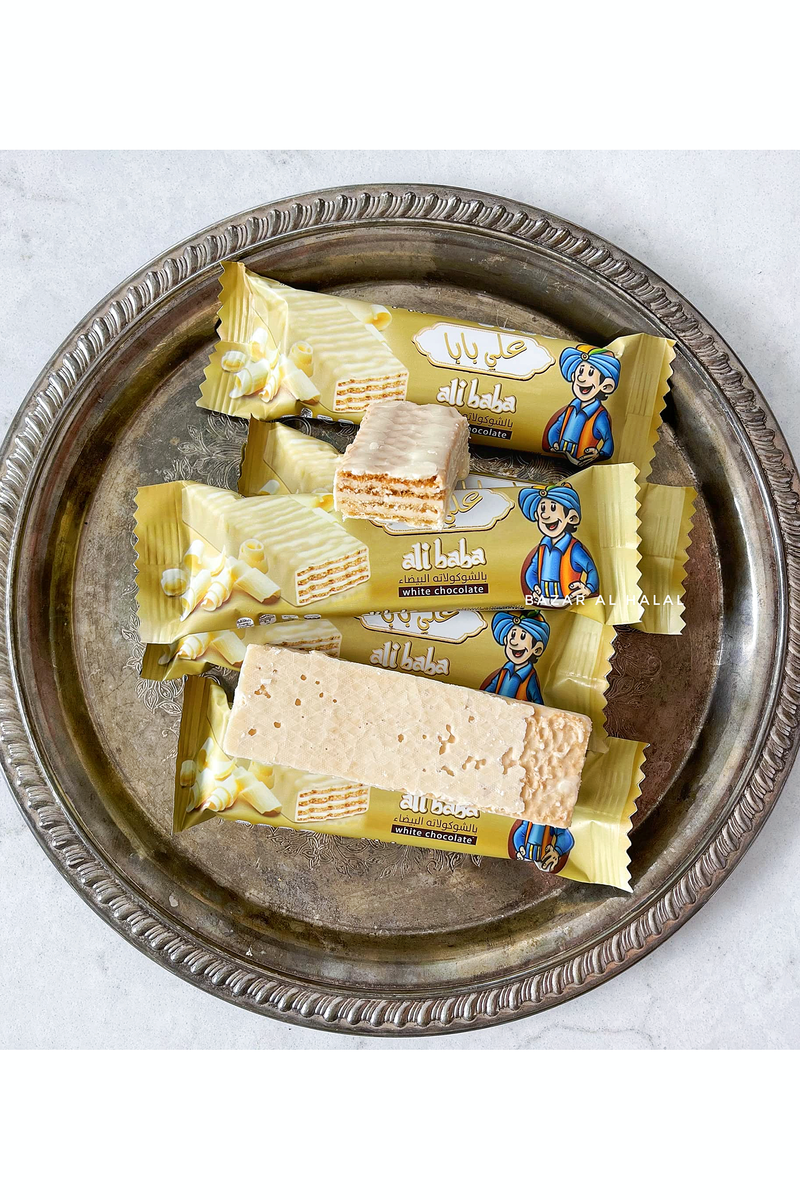 Alibaba White Chocolate Wafer Bar - Taste of Palestine