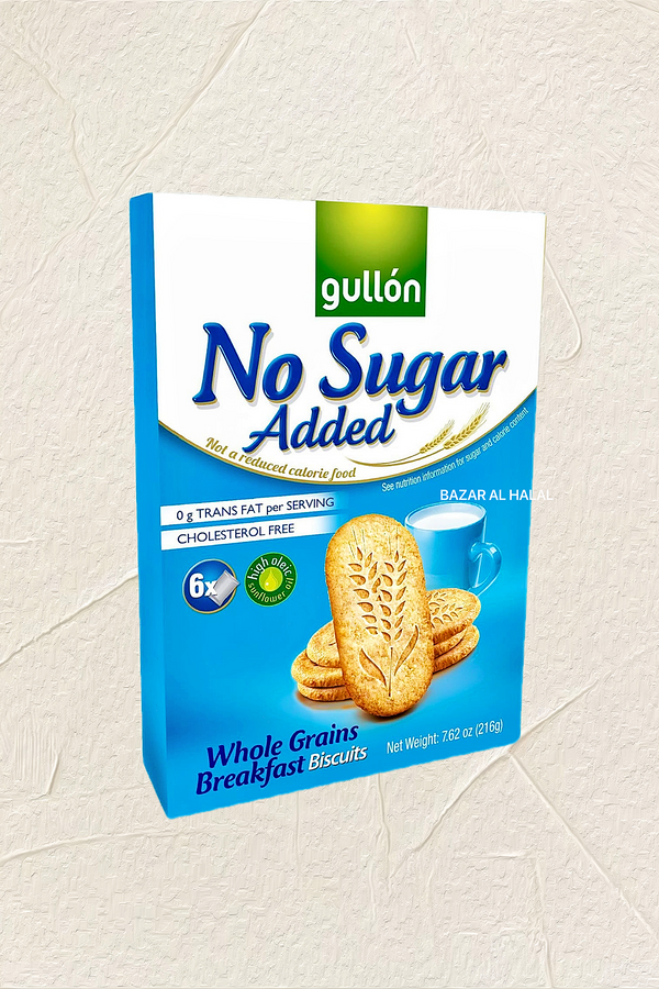 Gullon Sugar Free Whole Grain Biscuits - Cholesterol Free