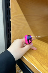 Pink Day & Night Electronic Tasbih - LED Light Digital Counter